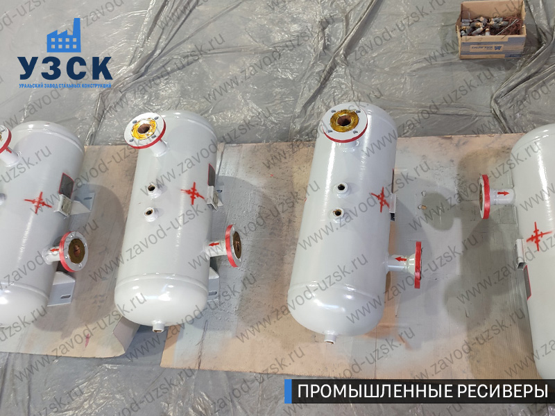 фотография емкостных ресиверов газа Пермь